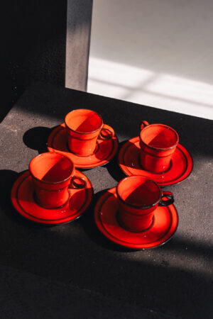 Jasba Keramik Plate and Teacup Set