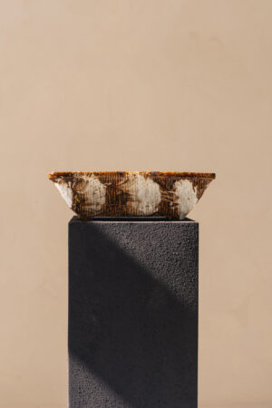 Vintage Ceramic Fat Lava Planter